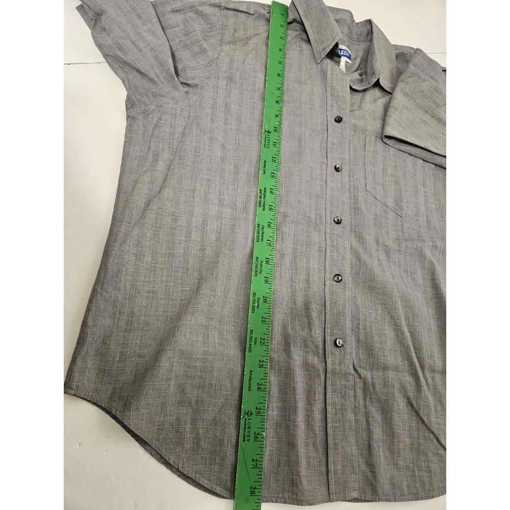 Pendleton Plus Women's 16W Grey Glen Plaid Button Down 100% Cotton Long Sleeve - Picture 12 of 12